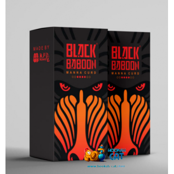 Табак для кальяна Mad Monkeyz Black Baboon Manna Curd (Мад Монкей Блэк Бабун Манговый Йогурт) 125г Акцизный